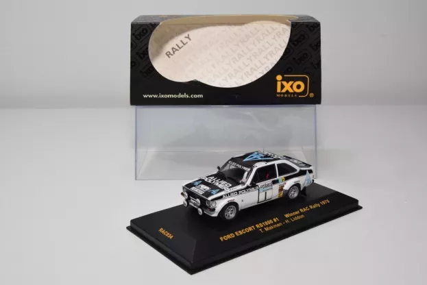 IXO Models Ford Escort Ii Rs 1800 Team Allied Polymer N 1 Winner Rally Rac Lombard 1975 Makinen Liddon 1:43 RAC034