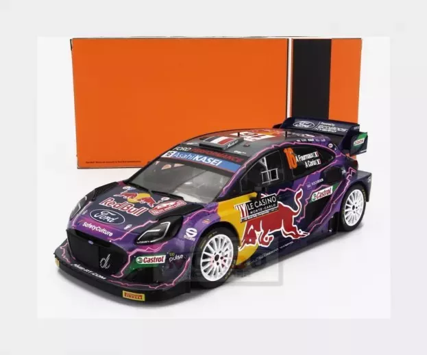 IXO Models Ford Puma Rally1 Team Ford World Rally M-sport N 16 Rally Montecarlo 2022 A.fourmaux A.coria 1:18 18RMC111.22