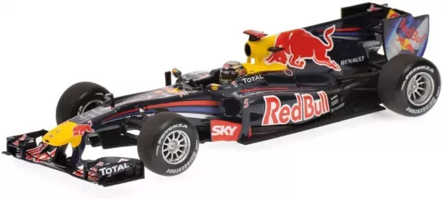 Minichamps Red Bull F1 Rb6 N 5 Winner Brazilian Gp 2010 Sebastian Vettel World Champion 1:43 410100205