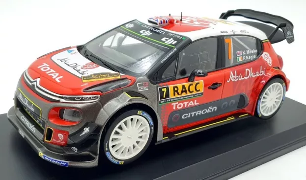 Norev Citroen C3 Wrc Abu Dhabi N 7 Winner Rally Spain 2017 K.meeke P.nagle 1:18 181634