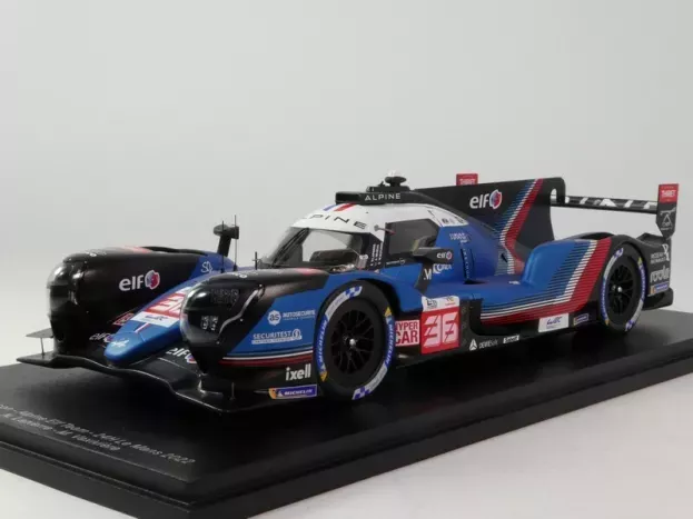 Spark Renault Alpine A480 Gibson Gl458 4.5l V8 Team Alpine Elf N 36 24h Le Mans 2022 A.negrao N.lapierre M.vaxiviere Con Vetrina With Showcase Special Box 1:18 18S801