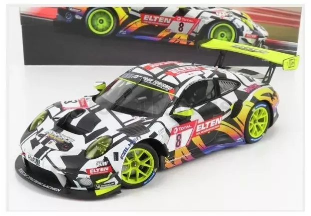 Minichamps Porsche 911 991-2 Gt3 R Team Iron Force Racing N 8 24h Nurburgring 2019 S.jans A.de Leener L.luhr J.e.slooten 1:18 153196098