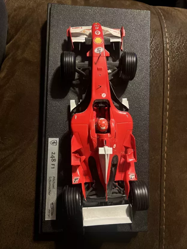 Hot Wheels Ferrari F1 F248 N 5 Michael Schumacher All Time Career Record Leader 1:24 L6236
