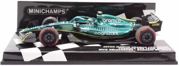 Minichamps Aston Martin F1 Amr22 Team Aramco Cognizart N 27 Bahrain Gp 2022 Nico Hulkenberg 1:43 417220127