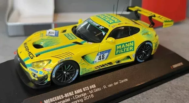 CMR Mercedes Gt3 Amg Team Mann-filter N 48 24h Nurburgring 2018 C.hohenadel I.dontje M.gotz R.van Der Zande 1:43 CMR43018