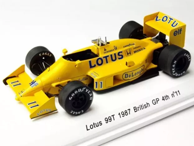 Spark Lotus F1 99t N 11 4th Gp British 1987 S.nakajima 1:43 R70182
