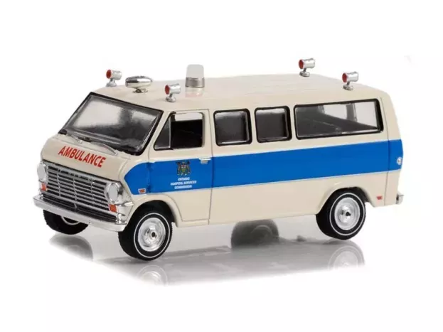 Greenlight Ford Ecoline Ambulance Ontario Hospital Services Commission 1969 1:64 67040A