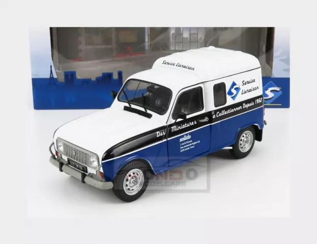 Solido Renault R4 F4 Van Delivery Service 1988 Solido 90th Anniversary Edition 1:18 1802207