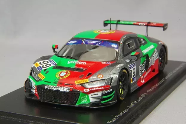 Spark Audi R8 Lms Team Portugal N 99 Fia Motorsport Games Gt Cup Vallelunga 2019 M.ramos H.chaves 1:43 S6315