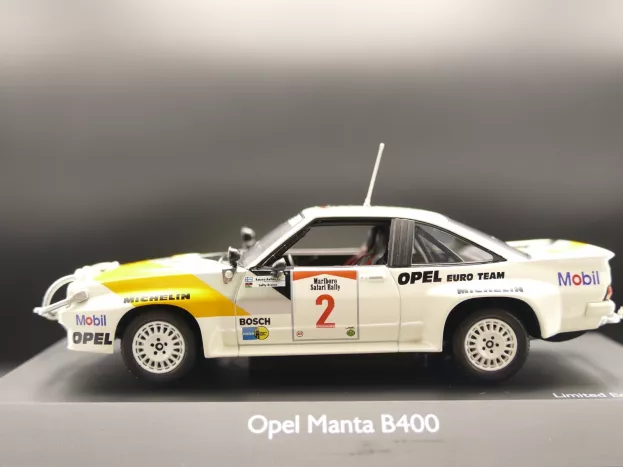 Schuco Opel Manta B400 N 2 4th Rally Safari 1985 Rauno Aaltonen Lofty Drews 1:43 05542