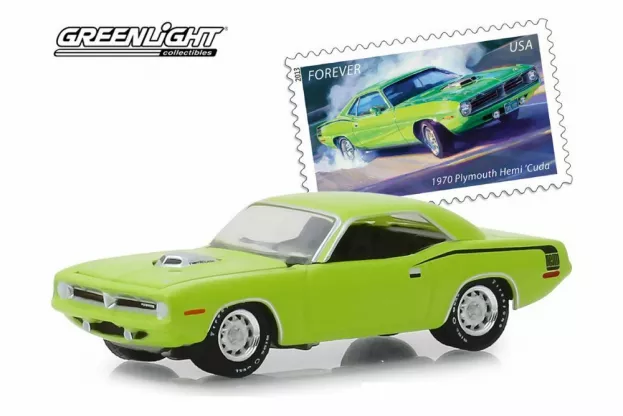 Greenlight Plymouth Cuda Hemi Coupe 1970 1:64 30069