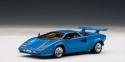 LAMBORGHINI COUNTACH 5000 S BLUE WITH OPENINGS 1/43 AUTOART 54534