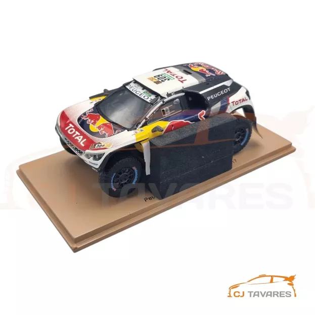 Spark Peugeot 3008 Dkr N 309 2nd Rally Dakar 2017 S.loeb D.elena 1:43 S5610