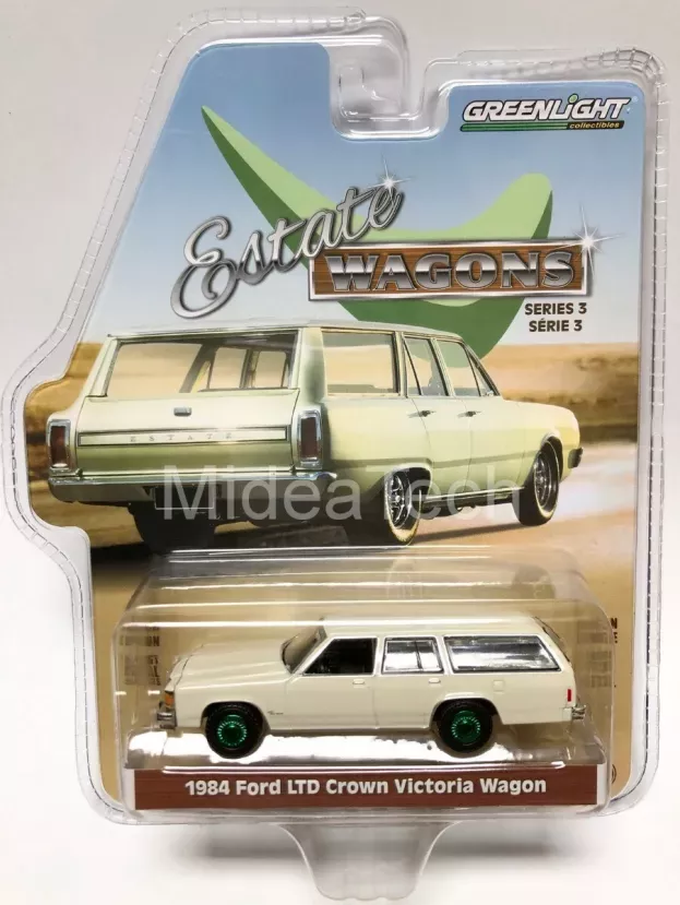Greenlight Ford Crown Victoria Ltd Estate Station Wagon 1984 1:64 29950E
