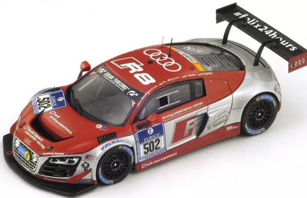 Spark Audi R8 Lms Ultra Team Audi Race Experience N 502 24h Nurburgring 2014 F.baumgartner M.werner F.biela P.kaffer 1:43 SG136