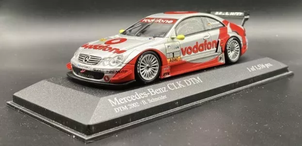Minichamps Mercedes Clk-class Team Vodafone Amg N 1 Season Dtm 2002 B.schneider 1:43 400023201