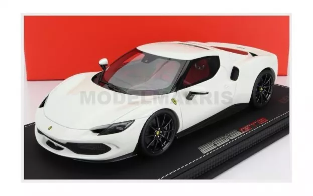 BBR Ferrari 296 Gtb Hybrid 830hp V6 2021 Con Vetrina With Showcase 1:18 P18210D-VET
