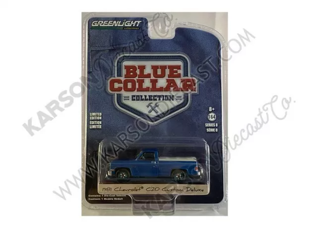Greenlight Chevrolet C-20 Custom Deluxe Pick-up 1981 1:64 35180D