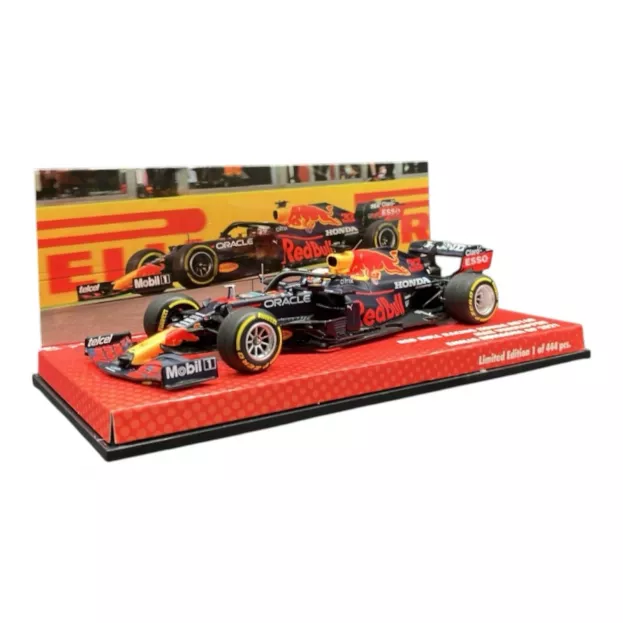 Minichamps Red Bull F1 Rb16b Honda Ra620h Team Red Bull Racing N 33 World Champion Winner Emilia Romagna Imola Gp 2021 Max Verstappen 2021 1:43 413210133