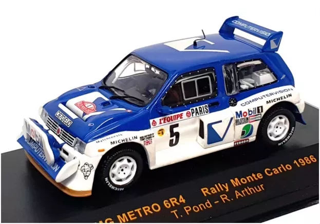 IXO Models Mg Metro 6r4 N 5 Rally Montecarlo 1986 T.pond R.arthur 1:43 RAC033