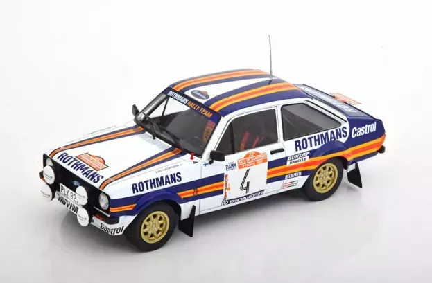 IXO Models Ford Escort Mkii Rs 1800 Team Rothmans N 4 2nd Rally Sanremo 1980 A.vatanen D.richards 1:24 24RAL008A