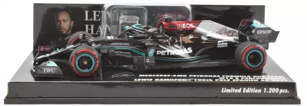 Minichamps Mercedes F1 W12 Mercedes M12 Eq Power+ Team Amg Petronas Motorsport Formula One N 44 100th Pole Position Winner Spain Gp 2021 Lewis Hamilton 1:43 410210444