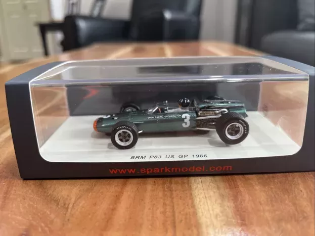 Spark Brm F1 P83 N 3 Usa Gp 1966 Graham Hill 1:43 S4253