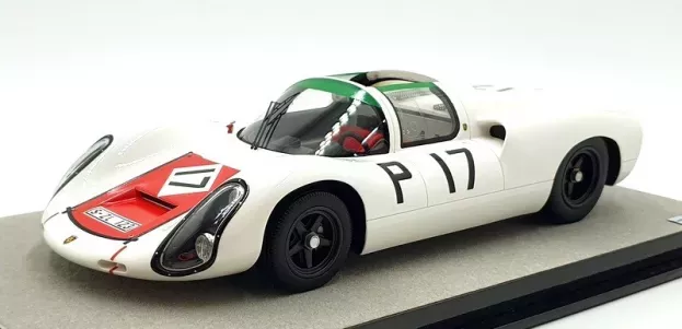 Tecnomodel Porsche 910 1991cc Team Porsche System Engineering N 17 Winner 1000km Nurburgring 1967 U.schutz J.buzzetta 1:18 TM18-158D