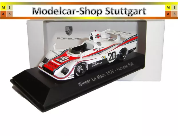 Spark Porsche 936 2.1l Turbo Team Martini Racing Porsche System N 20 Winner 24h Le Mans 1976 J. Ickx G.van Lennep 1:43 MAP02027613