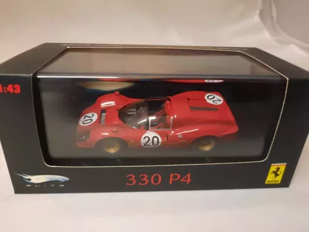 Hot Wheels Ferrari 330 P4 N 20 Le Mans 1967 Amon Vaccarella 1:43 P9957