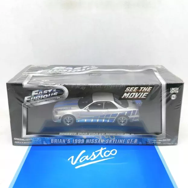 Greenlight Nissan Brian's Skyline Gt-r 1999 Fast & Furious Ii 2003 1:43 86208
