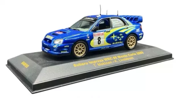 IXO Models Subaru Impreza Wrc Sti N 8 Retired Rally Montecarlo 2003 T.makinen K.lindstrom 1:43 RAM103