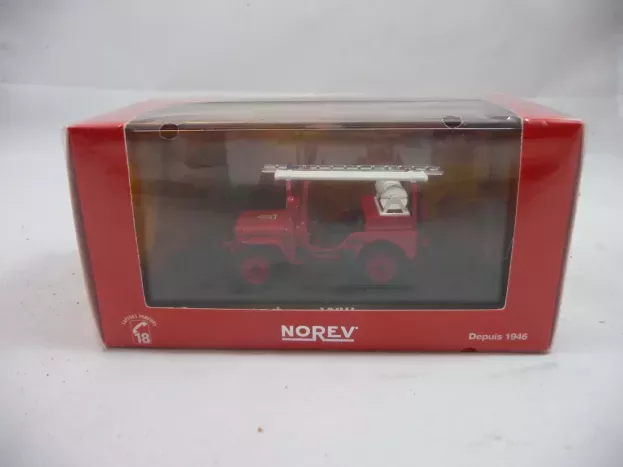 Norev Jeep Willys Vigili Del Fuoco Fire Engine 1:43 845002