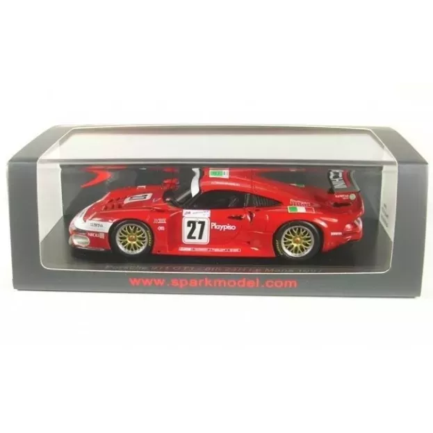 Spark Porsche 911 Gt1 3.2l Turbo Team Bms Scuderia Italia N 27 24h Le Mans 1997 P.martini C.pescatori A.hermann 1:43 S5604