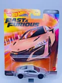 Hot Wheels Premium 2022 Fast & Furious 2017 Acura NSX Car Silver NEW HCP30