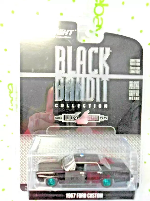 Greenlight Ford Custom Police 1967 Black Bandit 1:64 27780