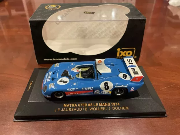 IXO Models Matra Simca Ms670b Team Gitanes N 8 24h Le Mans 1974 J.p.jaussaud B.wollek J.dolhem 1:43 LMC014