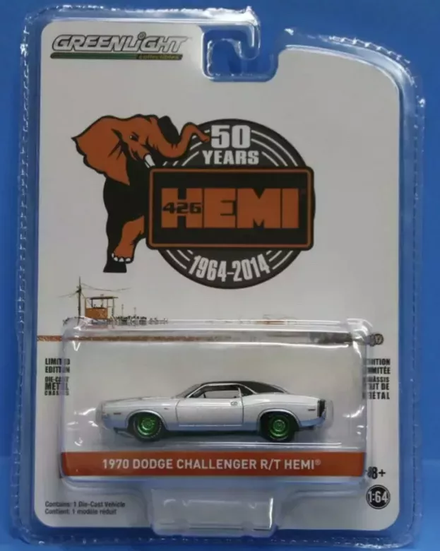Greenlight Dodge Challenger R t Hemi Coupe 1970 1:64 28000B