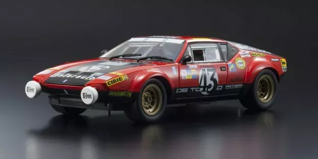 Kyosho De Tomaso Pantera Ford 5.8l V8 Team Claude Dubois N 43 16th 24h Le Mans 1975 P.rubens P.bozzetto 1:18 08855A