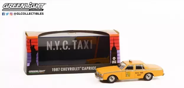 Greenlight Chevrolet Caprice Taxi Cab New York City 1987 1:43 86611