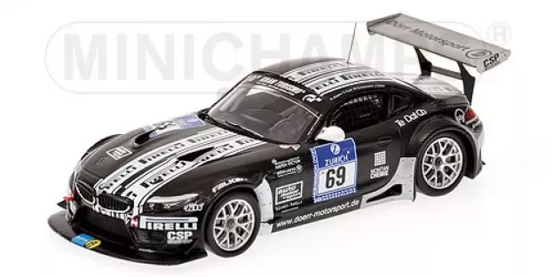 Minichamps Bmw Z4 Gt3 Team Dorr Motorsport Gmbh N 69 24h Adac Nurburgring 2010 Adams Aust Grossman Ubler 1:43 437102069
