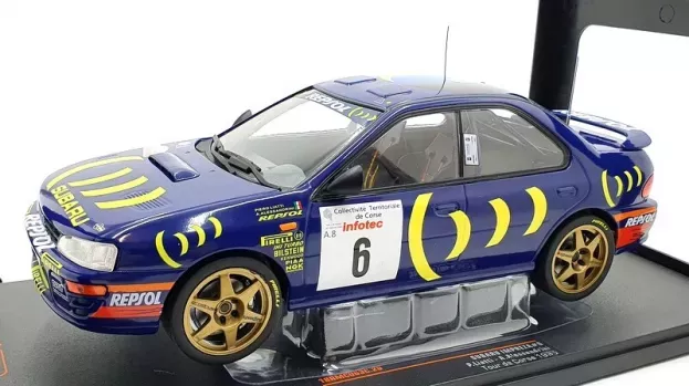 IXO Models Subaru Impreza 555 Repsol N 6 Rally Tour De Corse 1995 P.liatti A.alessandrini 1:18 18RMC063C.20