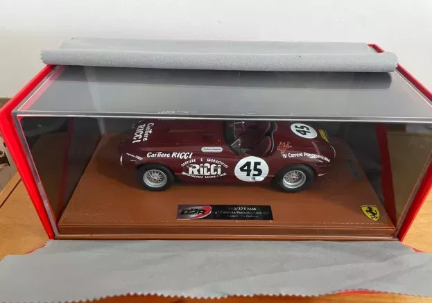 BBR Ferrari 340 Spider Vignale N 45 Rally Iv Carrera Panamericana 1953 Chinetti De Portago 1:18 BBRC1823