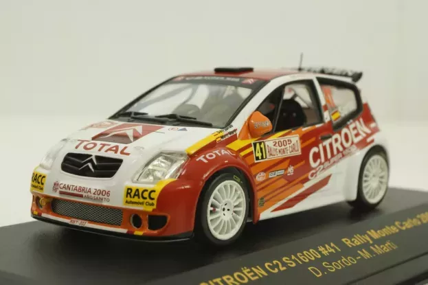 IXO Models Citroen C2 S1600 N 41 Rally Montecarlo 2005 D.sordo M.marti 1:43 RAM173