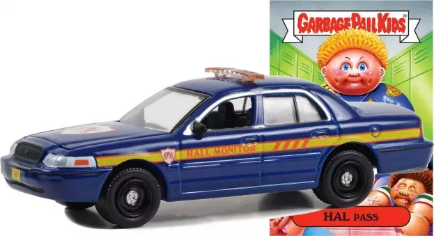 Greenlight Ford Crown Victoria Police Garbage Pail Kids 2008 1:64 54090C