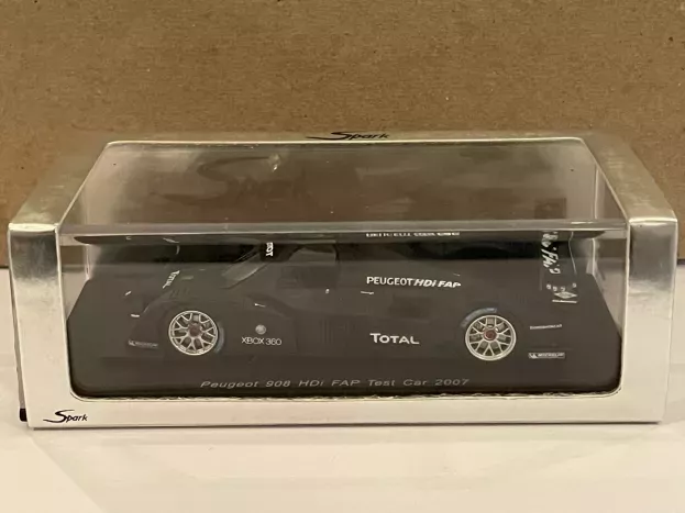 Spark Peugeot 908 Hdi Fap Carbon Test Car 2007 1:43 S1271