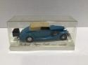 Packard Super-Eight 4037 Solido Blue Diecast Car in Display Case