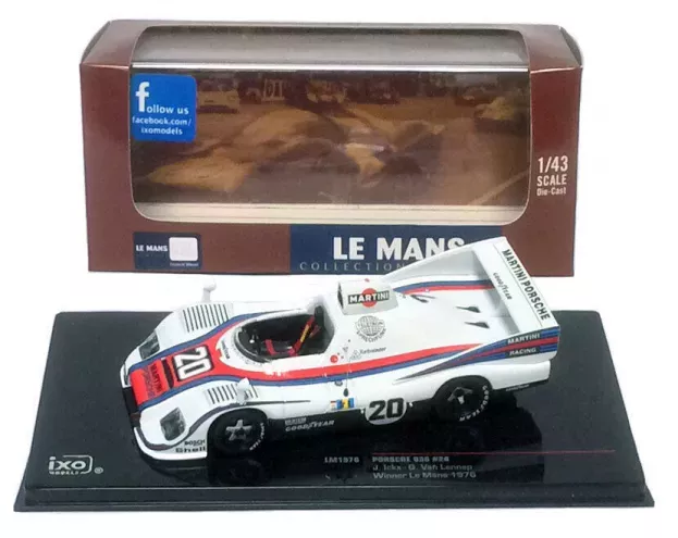 IXO Models Porsche 936 2.1l Turbo Team Martini Racing Porsche System N 20 Winner 24h Le Mans 1976 J. Ickx G.van Lennep 1:43 LM1976