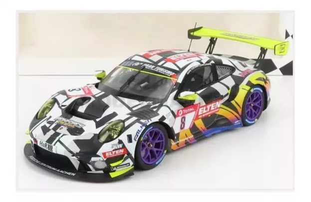 Minichamps Porsche 911 991-2 Gt3-r Team Iron Force N 8 24h Nurburgring 2019 J.e.slooten L.luhr A.de Leener S.jans 1:18 153196088