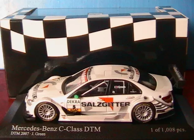 Minichamps Mercedes New C-class N 5 Salzgitter Dtm 2007 J.green 1:43 400073705